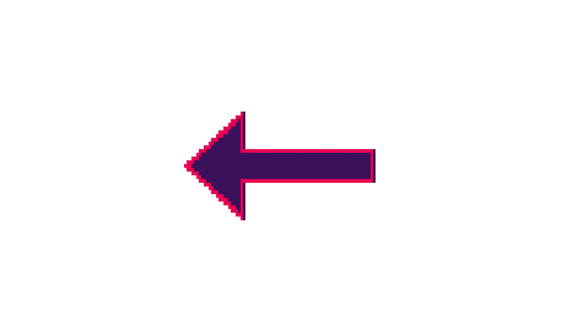 left pointed arrow